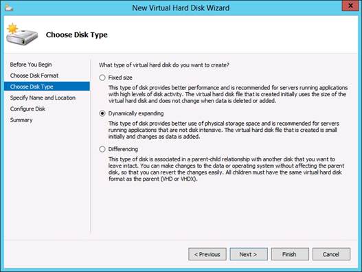 Windows 2012 Hyper-V VHD to VHDX Disk Conversion 