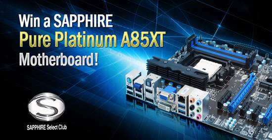 Sapphire Pure Platinum A85XT