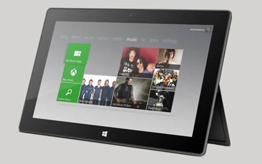Microsoft Surface with Windows RT – Xbox