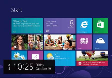Microsoft Windows 8 adds a variety of new features and design choices that change the look and feel of the operating system. The new Start screen swaps traditional shortcut icons for application tiles similar to the Windows Phone Metro design scheme.
