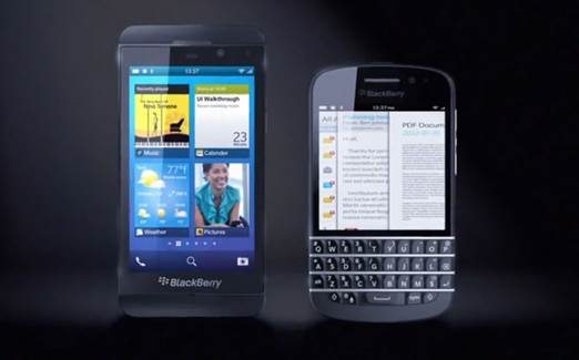 ‘Leaked’ images of the BlackBerry 10 L (with keyboard) and N-series phones