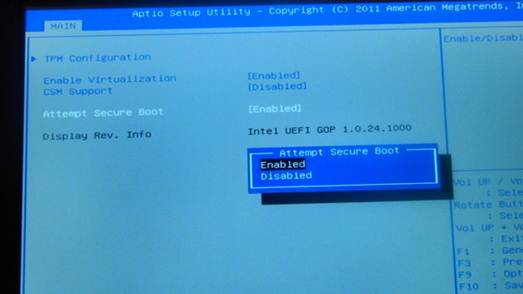 Description: Windows 8 security detailed Turning secure boot on and off on a Windows 8 PC