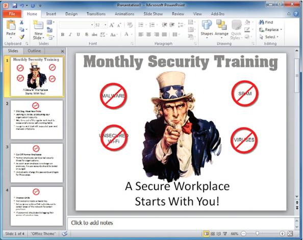 Description: Regularly review security policies and best practices with employees