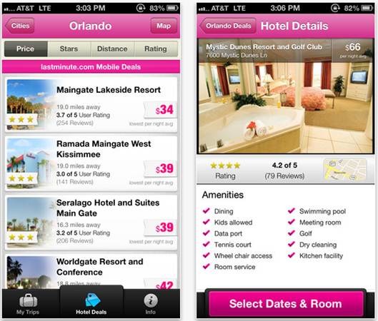 Description: Hotel Deals by lastminute.com for iPhone 