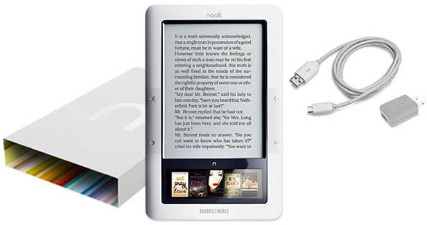 Description: The Nook is going head to head with the iPad, competing mainly on price, being $160 cheaper