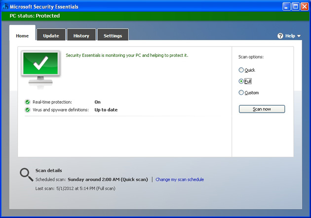 Microsoft Security Essential 4.0