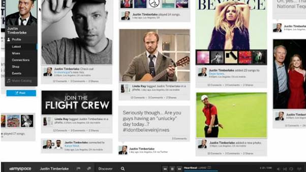 If you like the Windows 8 image-centricpanels- and-tiles interface approach, then you’ll probably like the new Myspace. 