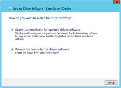 Choose to install drivers automatically or manually.