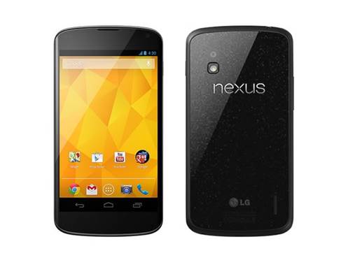 The Nexus 4 runs the latest Android 4.2 OS
