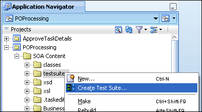 Creating the unit test