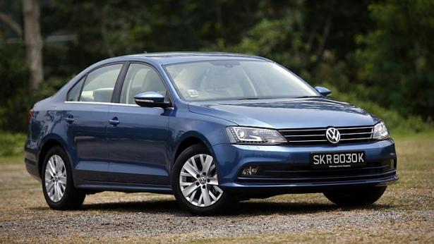 The new Volkwagen Jetta is a wee bit more efficient than its predecessor. -- ST PHOTO: KEVIN LIM
