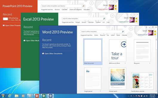 Word, Excel, and other Office programs are now included in a hosted service called Office 365